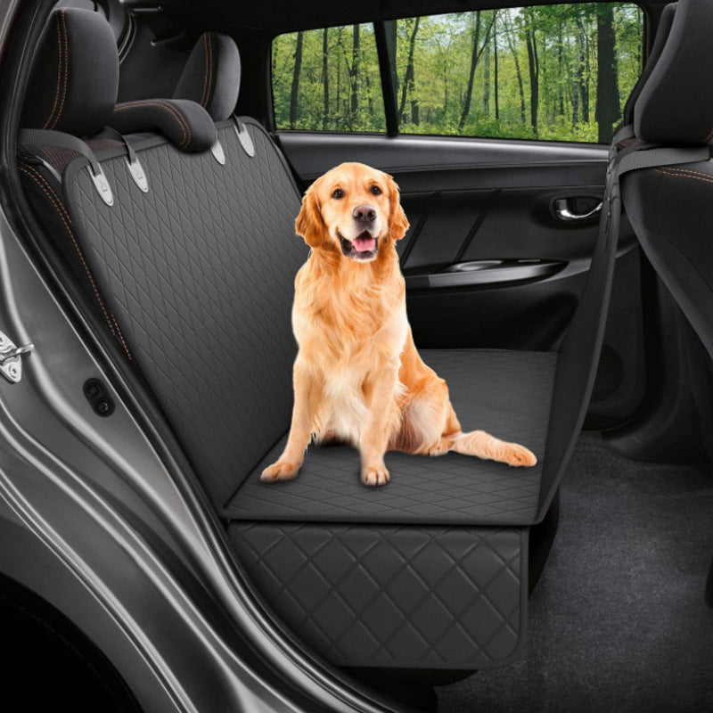 Premium Waterproof Dog Car Seat Cover with Mesh Window