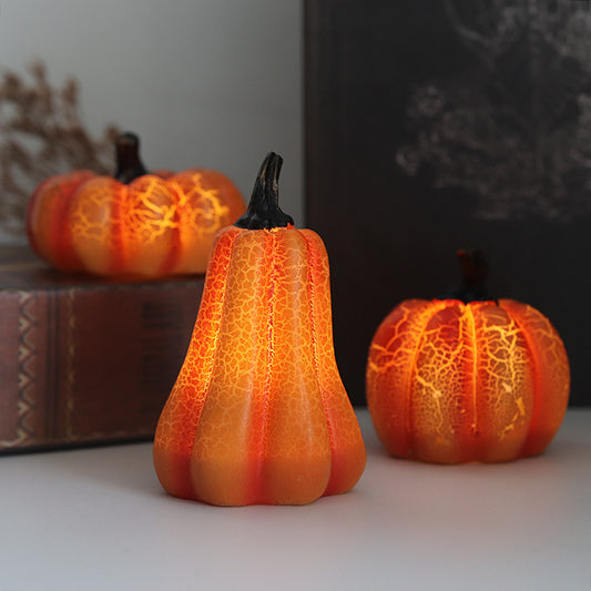 Halloween LED Resin Pumpkin Lamp
