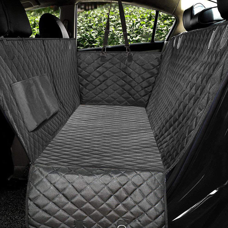 Premium Waterproof Dog Car Seat Cover with Mesh Window