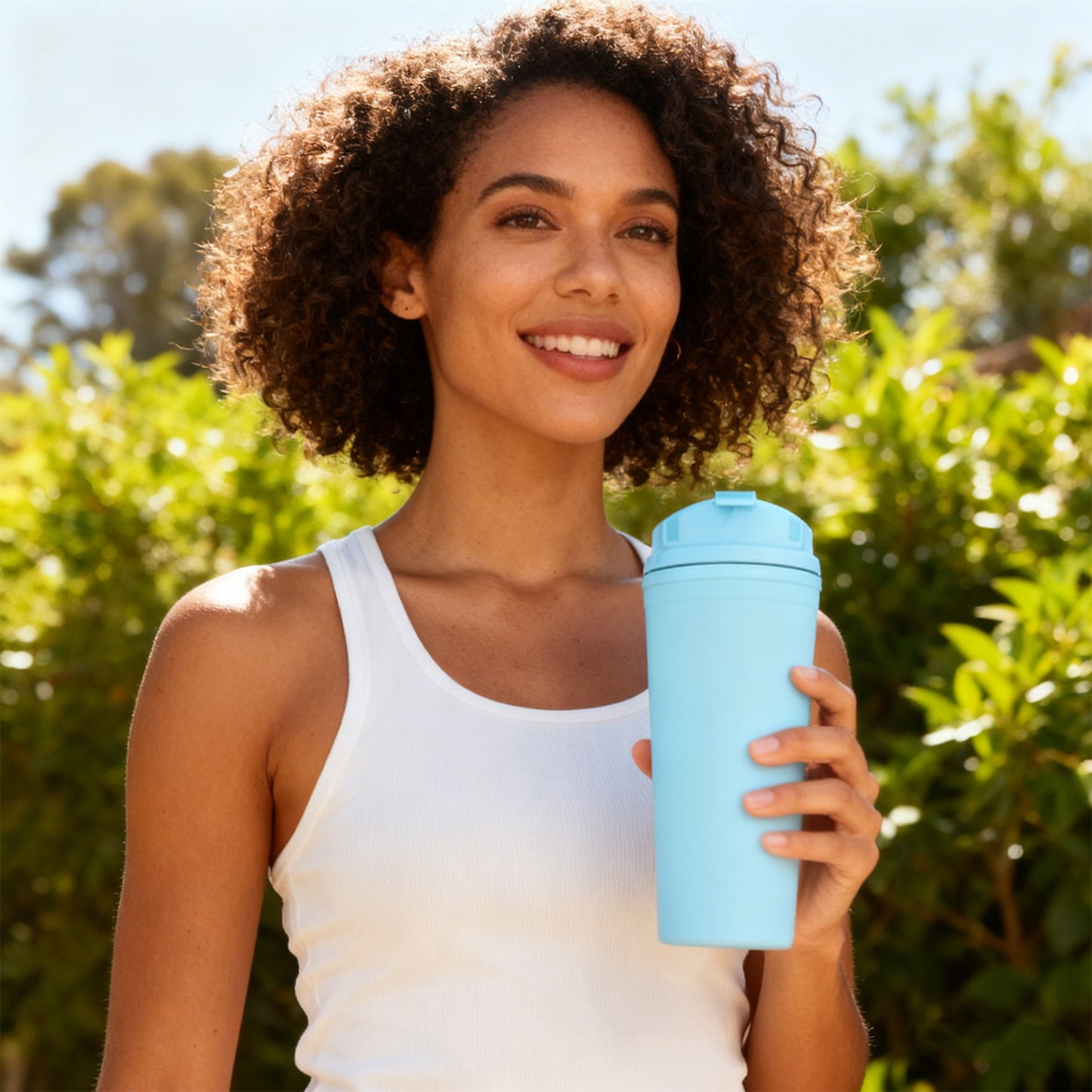 Coffee Cup 650ml Blue