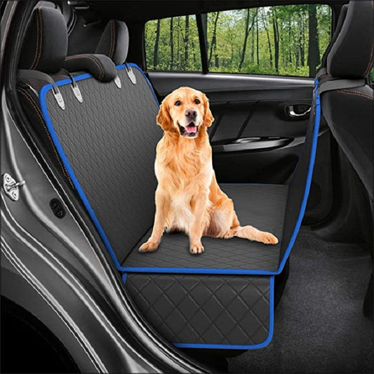 Premium Waterproof Dog Car Seat Cover with Mesh Window